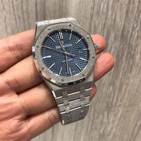 audemars piguet frosted white gold price|audemars piguet le brassus price.